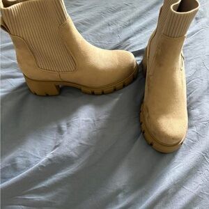 Tan Booties